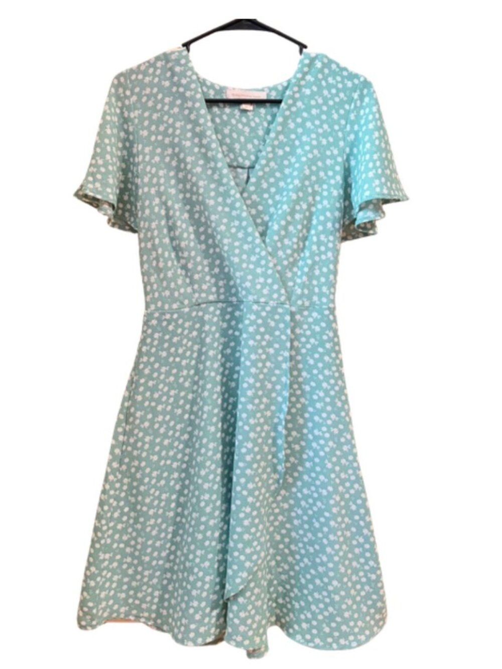 Light Blue/ Green Floral Dress